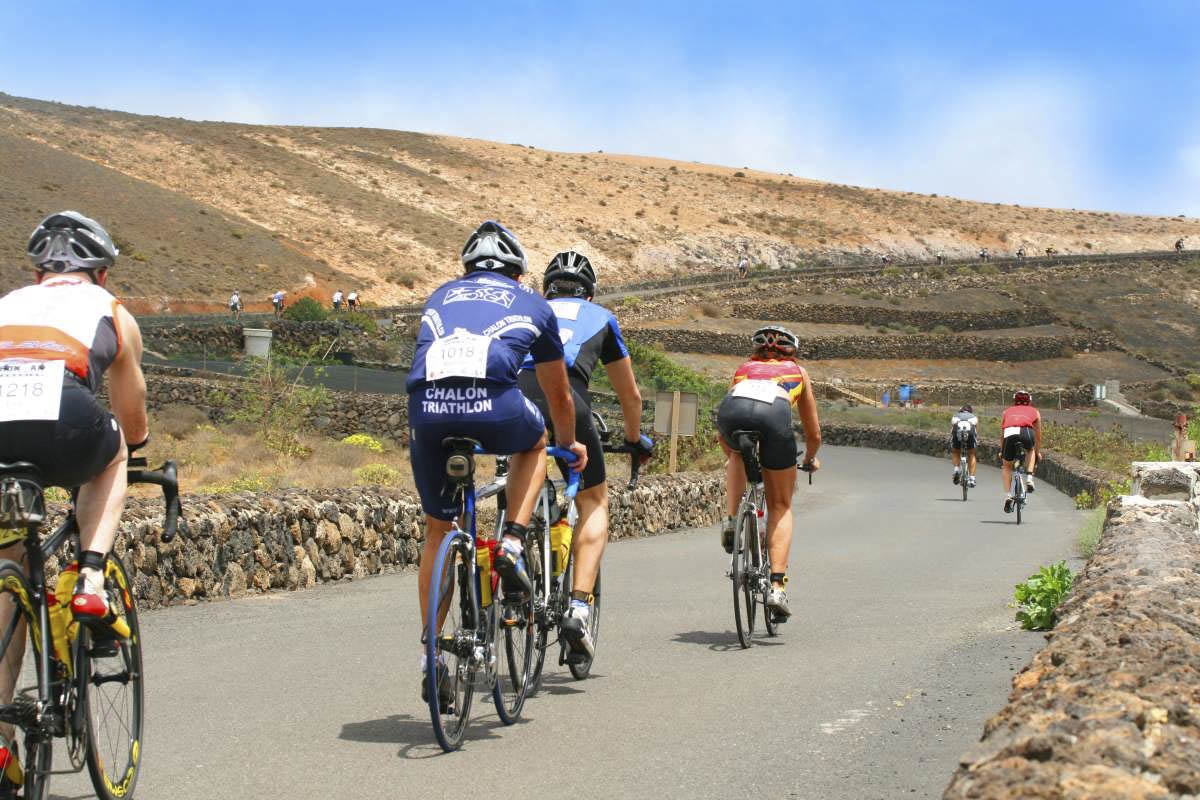 Salida de triatlón en Lanzarote
