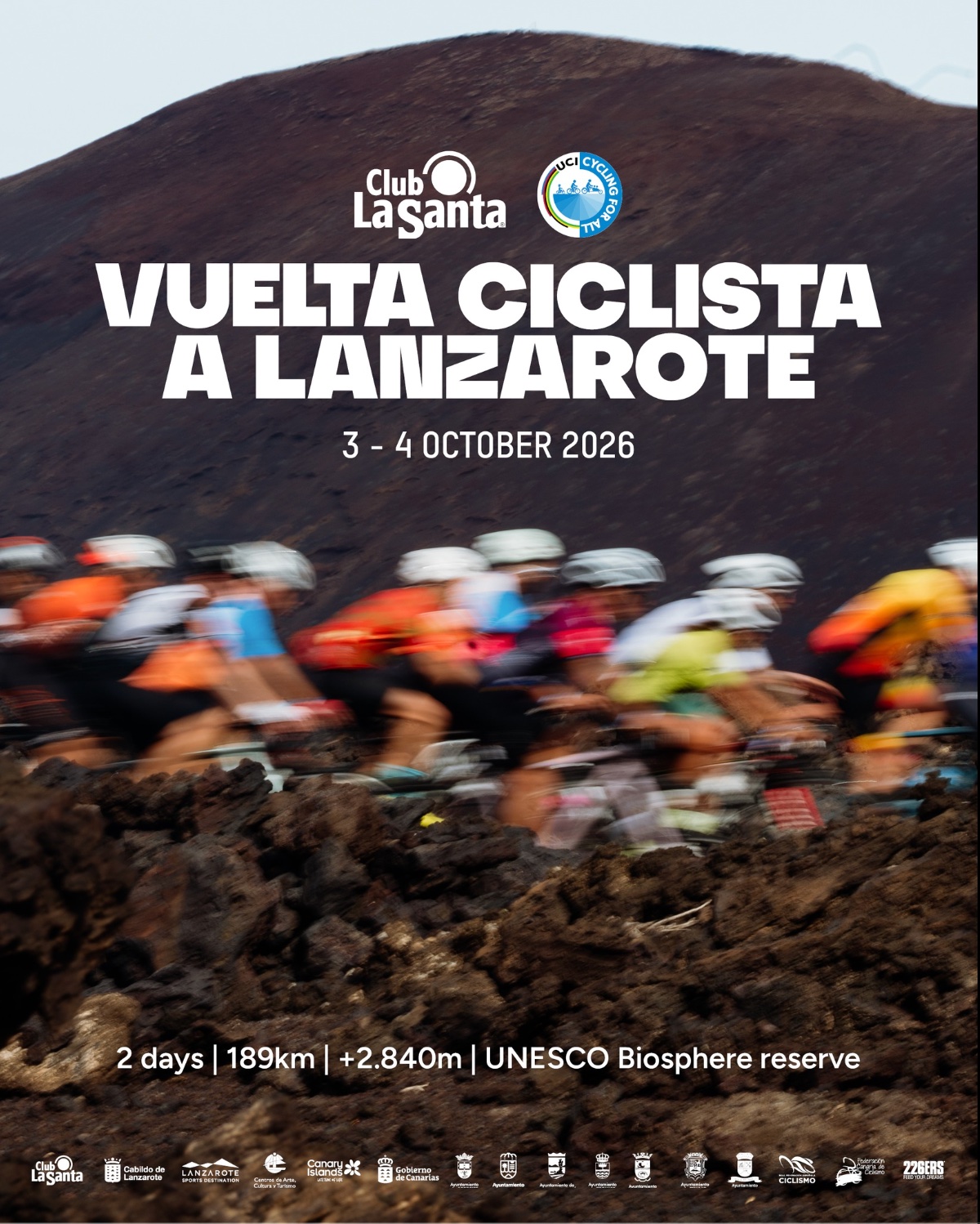 Affiche officielle de Vuelta Ciclista a Lanzarote
